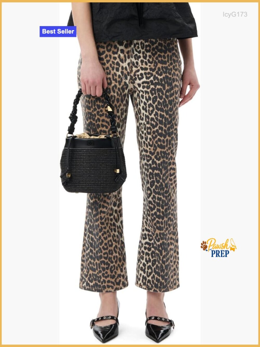 High Rise Cropped Bell Bottom Jeans with Stretchy Denim